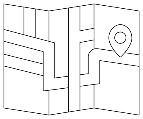 Roadmap From Transport Coloring Page